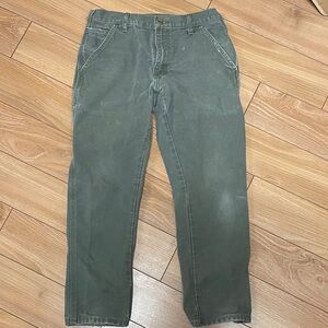 Carhartt Olive Green Work Chinos